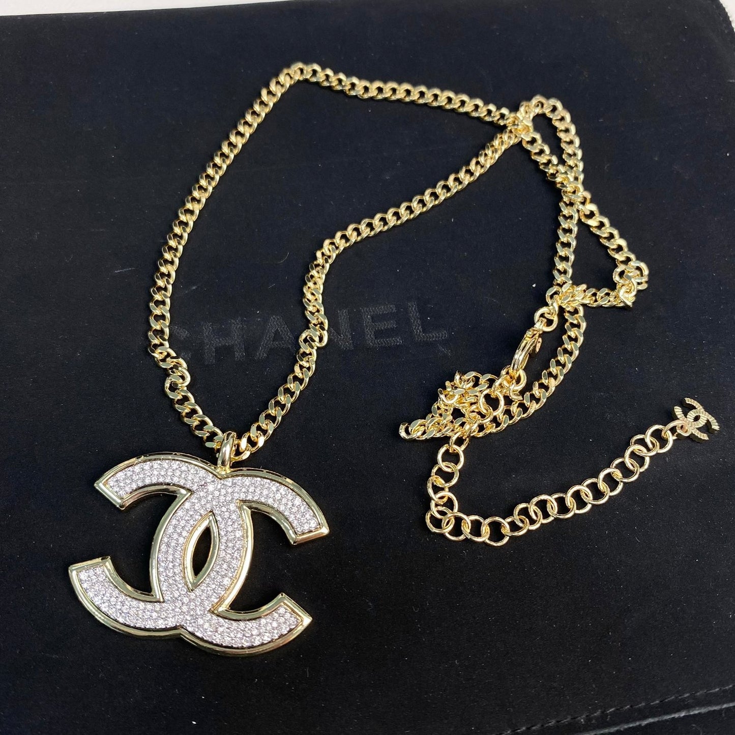 Chanel Diamond Gold Necklace
