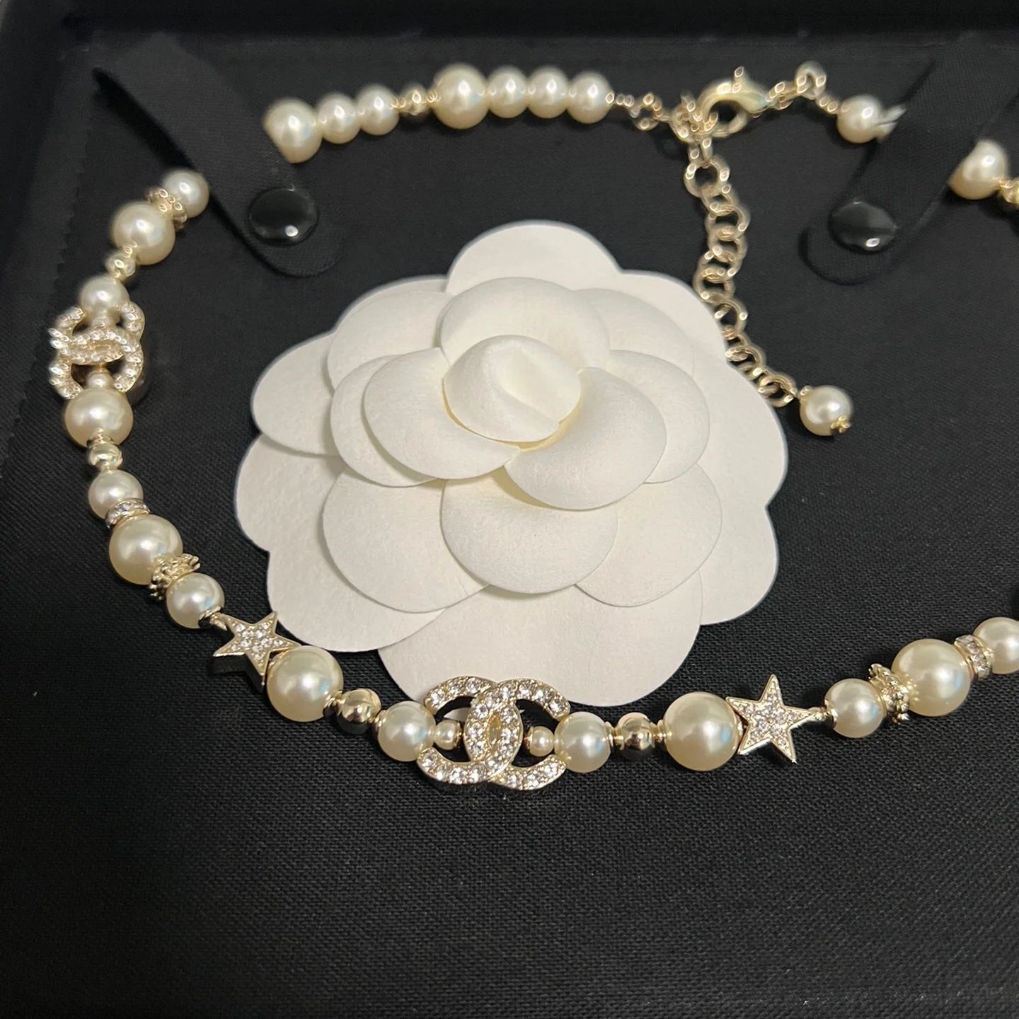 Chanel Pearl Star Choker