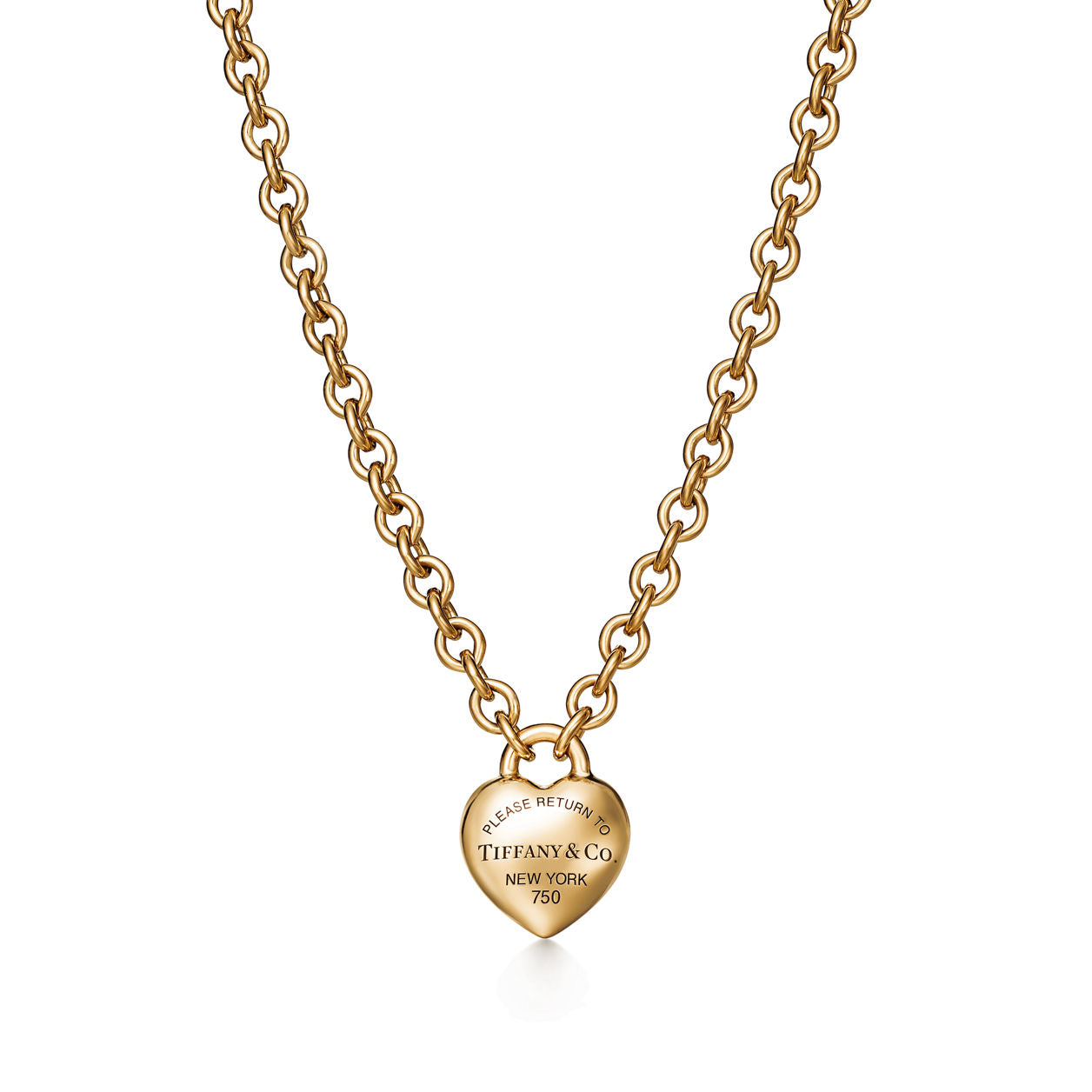 Tiffany Return to Tiffany Full Heart Toggle Pendant Necklace