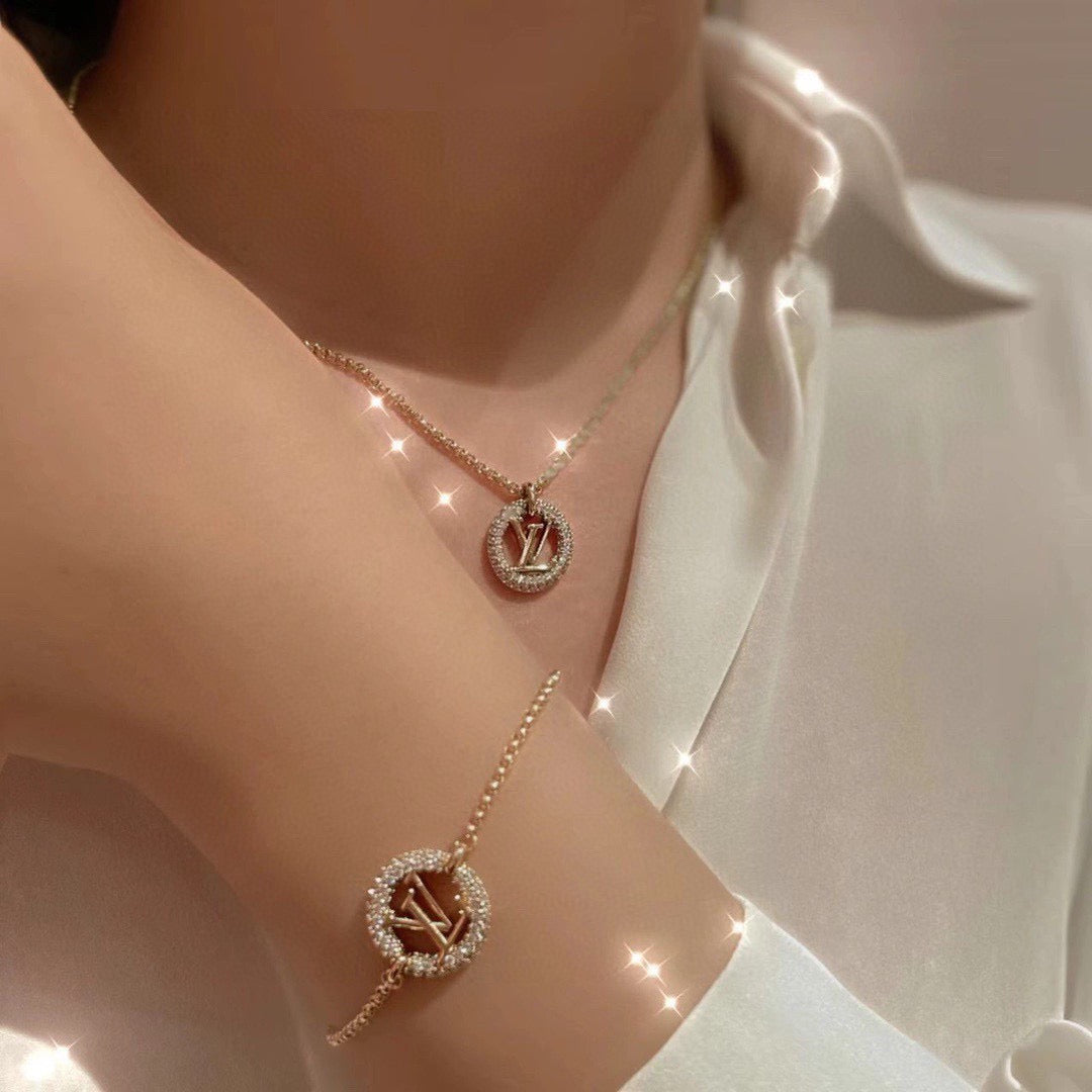 LV Letter Bracelet