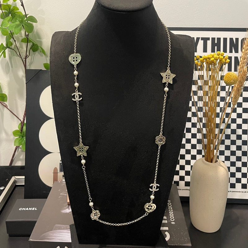 香奈儿星星毛衣链