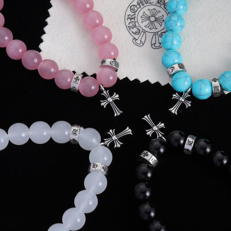 Chrome Hearts Cross Heart Bracelet