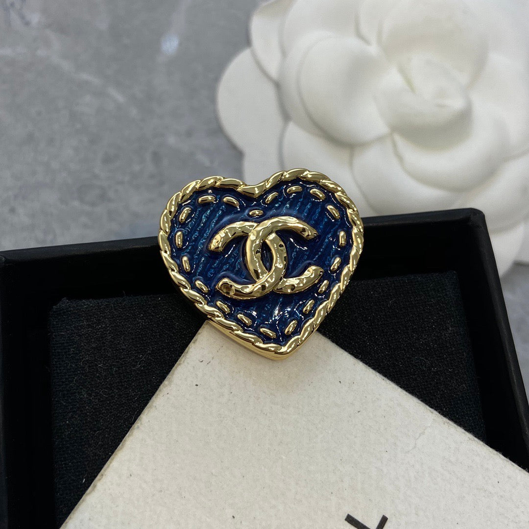 Chanel Denim Ring Adjustable Opening