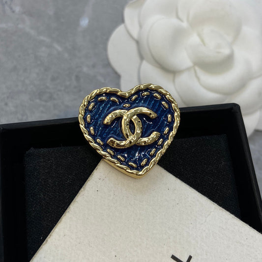 Chanel Denim Ring Adjustable Opening
