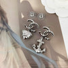 Chanel Heart Anchor Earrings