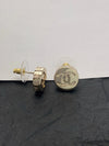 Chanel Button Earrings