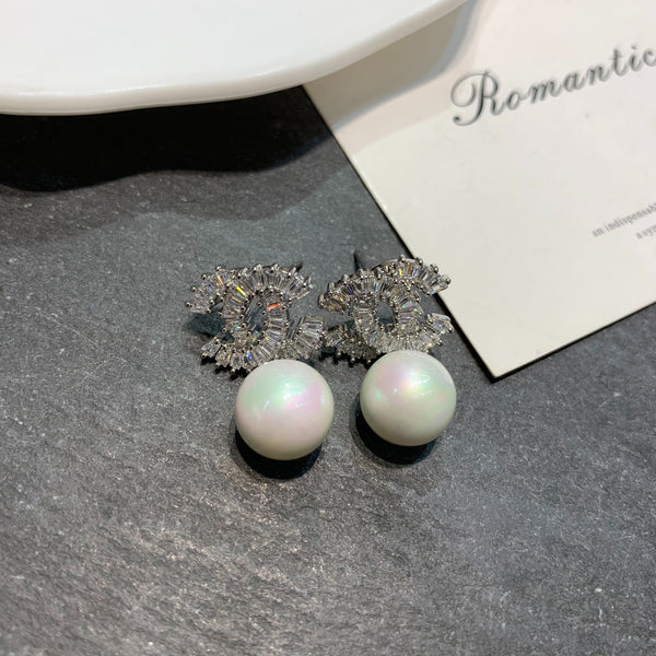 Chanel Pearl Earrings