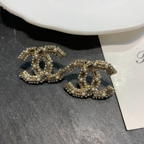 Chanel Gold Vintage Earrings