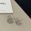 Chanel Bowknot Diamond Earrings