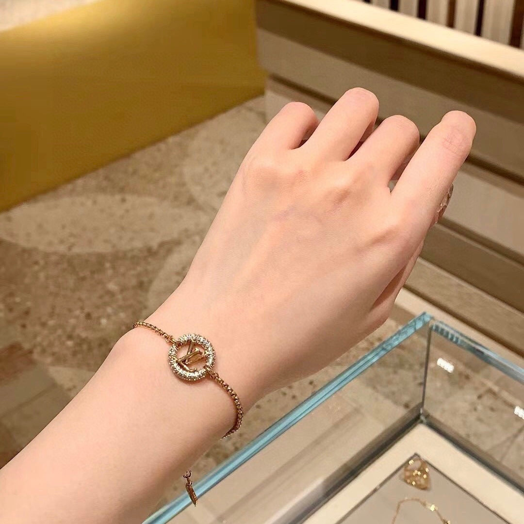 LV Letter Bracelet