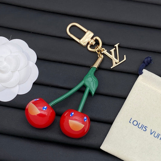 LV Cherry Keychain