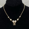 Chanel 25P Bowknot Pearl Necklace