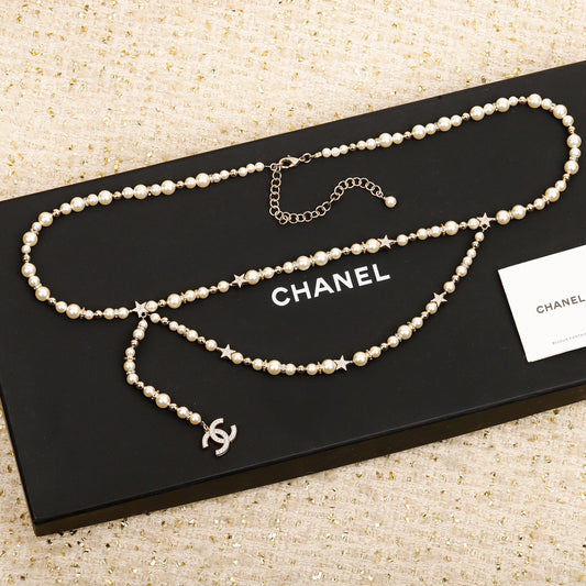 Chanel Pearl Star Waist Chain