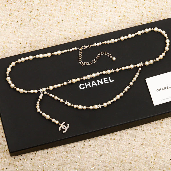 Chanel Pearl Star Waist Chain