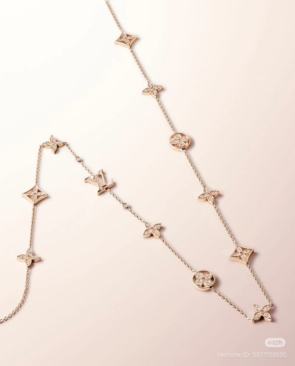 LV Idylle Blossom Necklace Bracelet