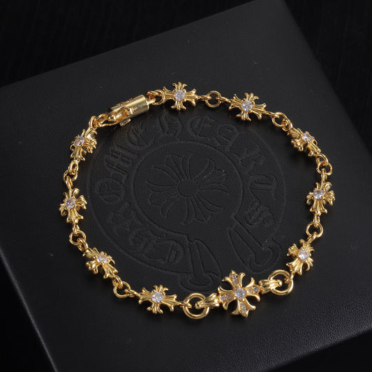 Chrome Hearts Diamond Bracelet