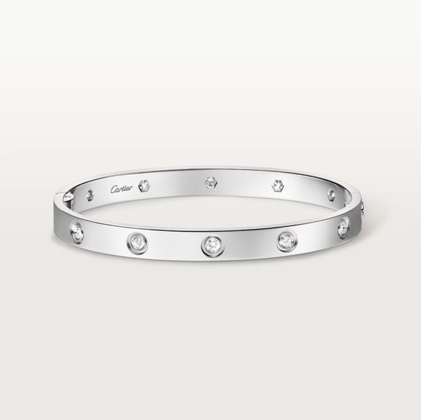 Cartier Love Bracelet, Classic Model, 10 Diamonds