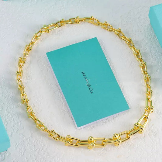 Tiffany Chain Necklace Bracelet Earrings