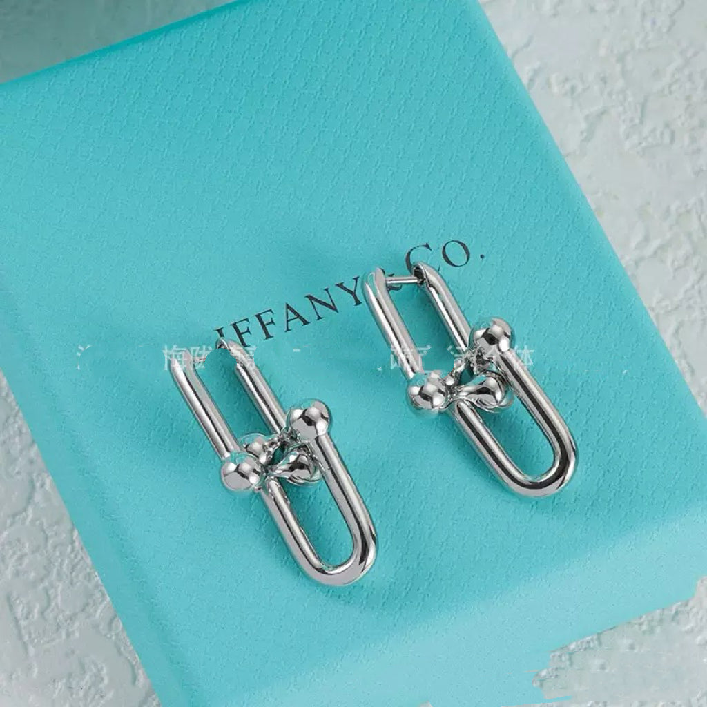 Tiffany Chain Necklace Bracelet Earrings
