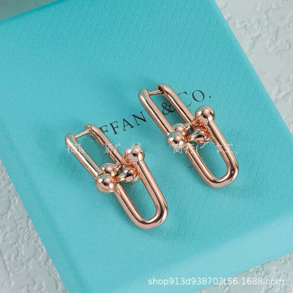 Tiffany Chain Necklace Bracelet Earrings