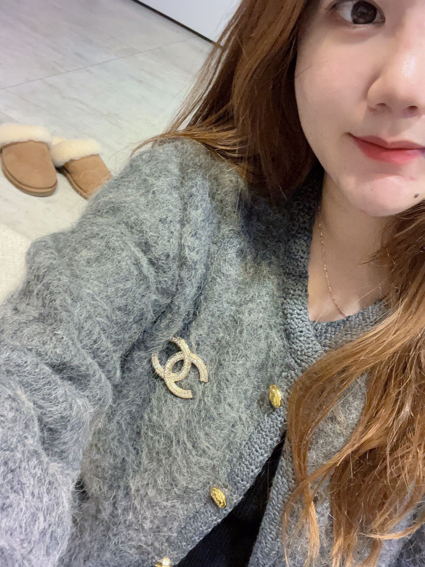 Chanel Diamond Brooch