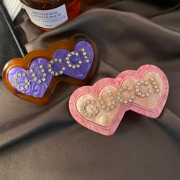 Gucci彩色发夹（共3个）