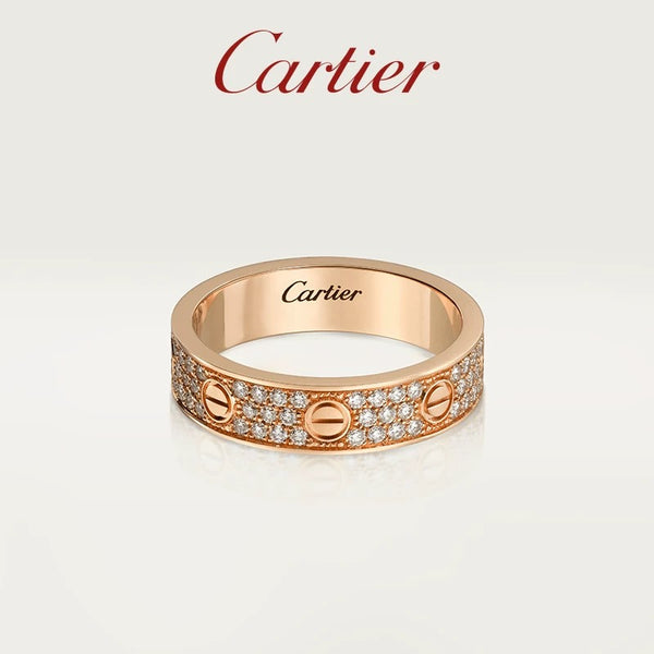 Cartier Love Ring Small Model Paved