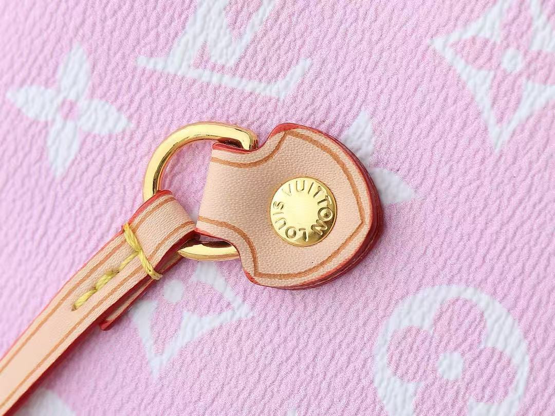 LV Pink NEVERFULL Bag