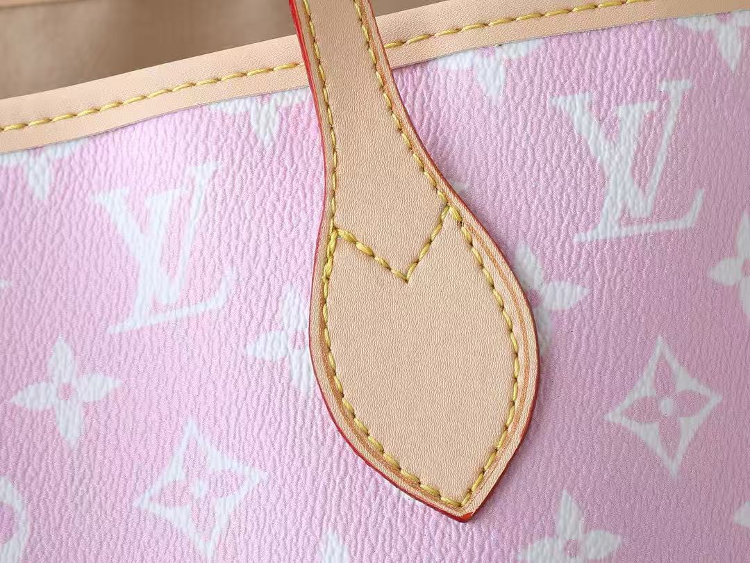 LV Pink NEVERFULL Bag