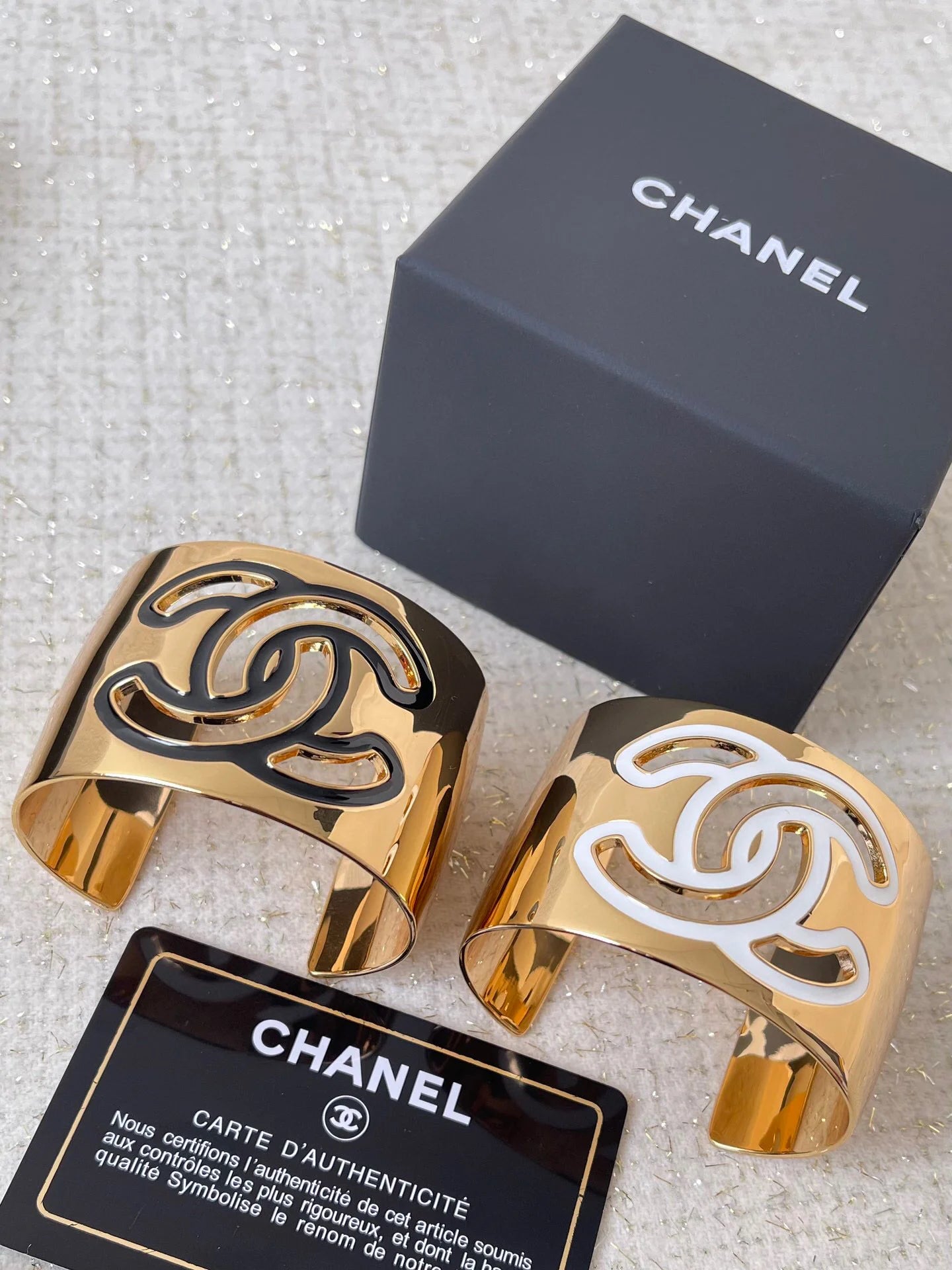 Chanel Logo Cuff