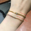Silver Cuban Stacking Bracelet
