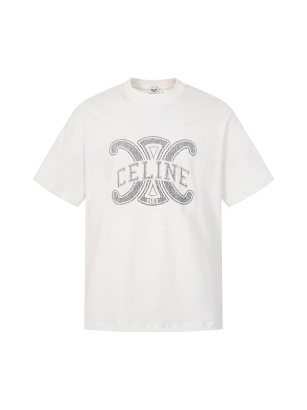 Celine Black and White T-Shirt