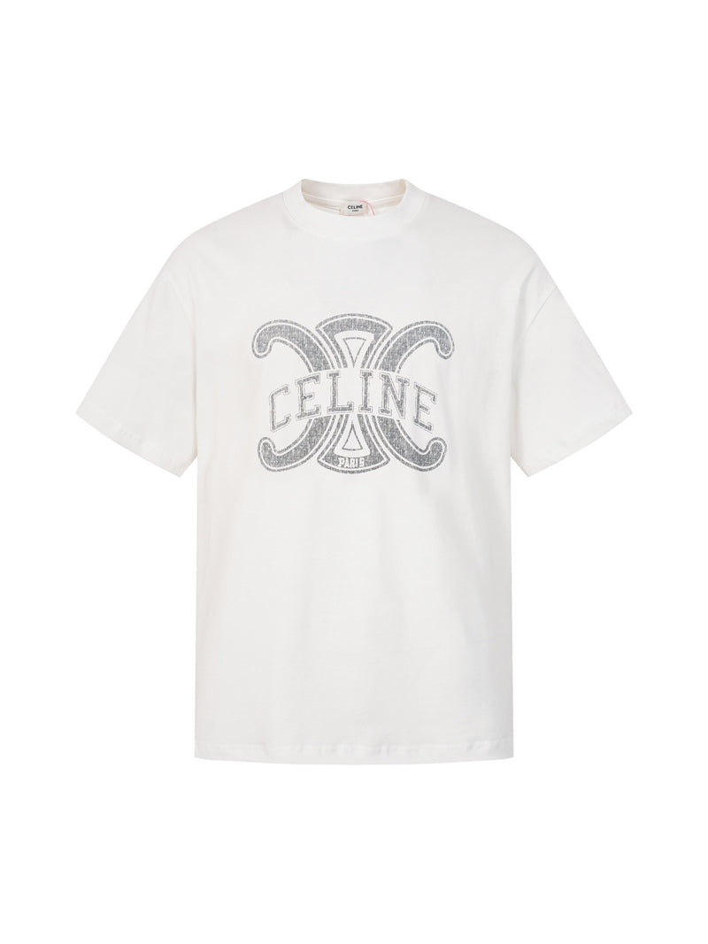 Celine Black and White T-Shirt