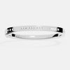 Bonheur Morse Code Moissanite Bangle