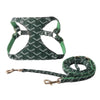 Goyard Pet Chest and Back Harness Leash Set
