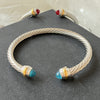 David Yurman Silver Bangle