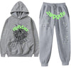 Hip Hop Spider Hoodie Set