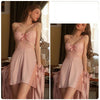 French Lace Sleep Dress with Gown