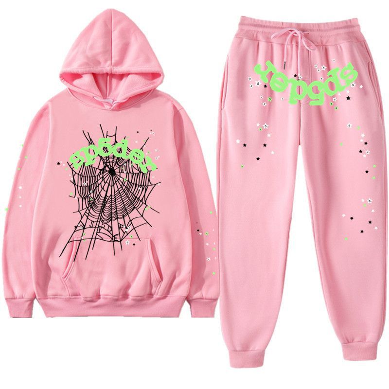 Hip Hop Spider Hoodie Set