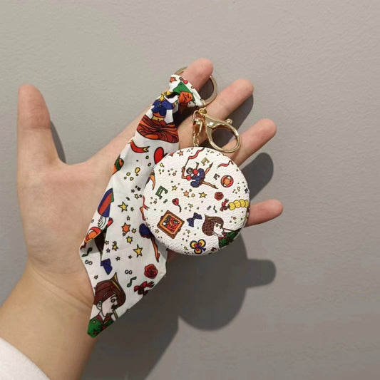 LV Circle Mirror Keychain