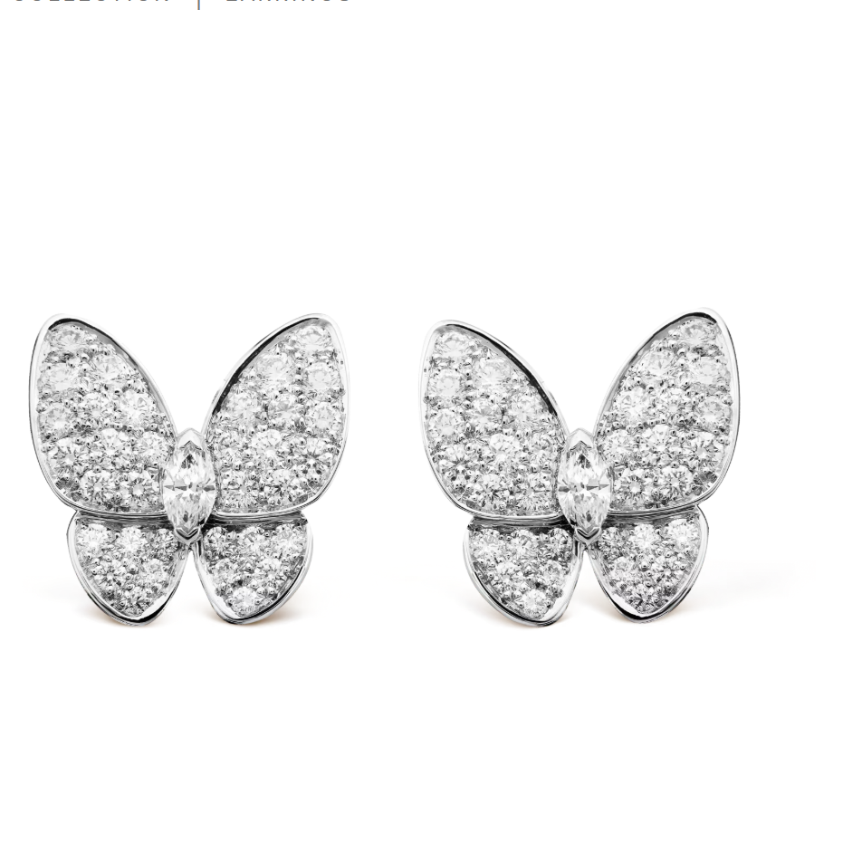 Two Butterfly Earrings