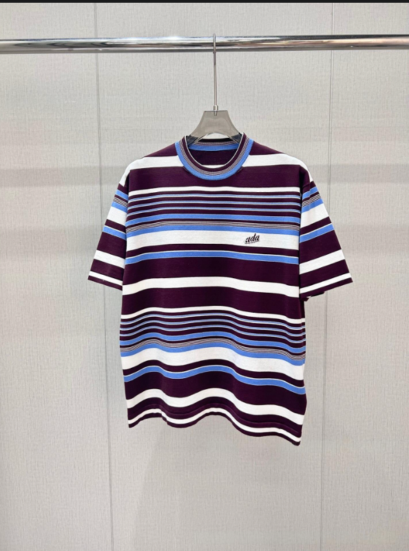 Miu Miu Strip Polo