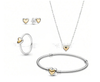 Pandora Gold Heart Set