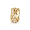VCA Perlée diamonds duo ring