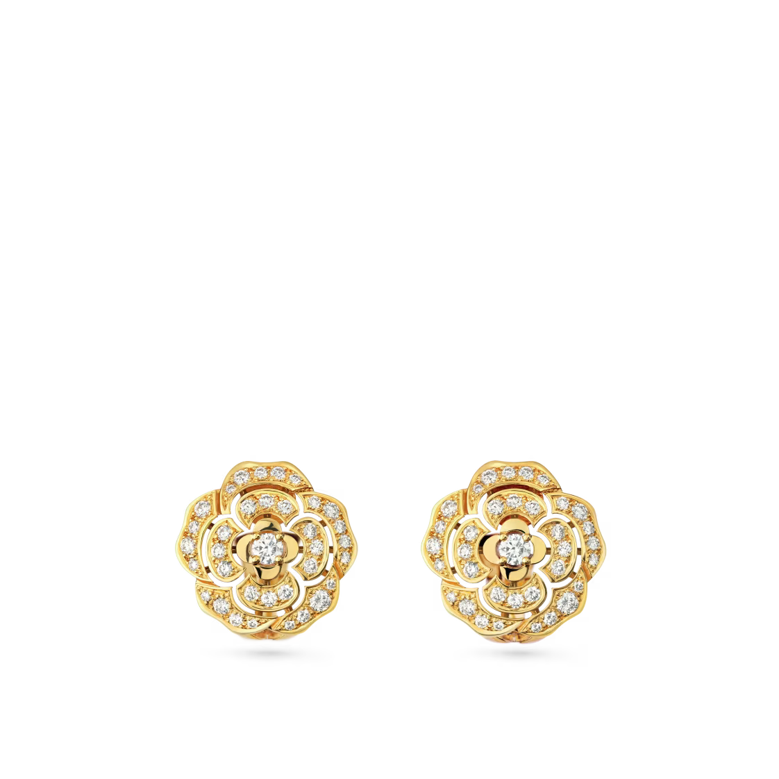 Chanel Bouton de Camélia Earrings