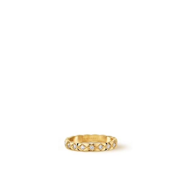 香奈儿 Coco Crush 菱格纹镶钻戒指