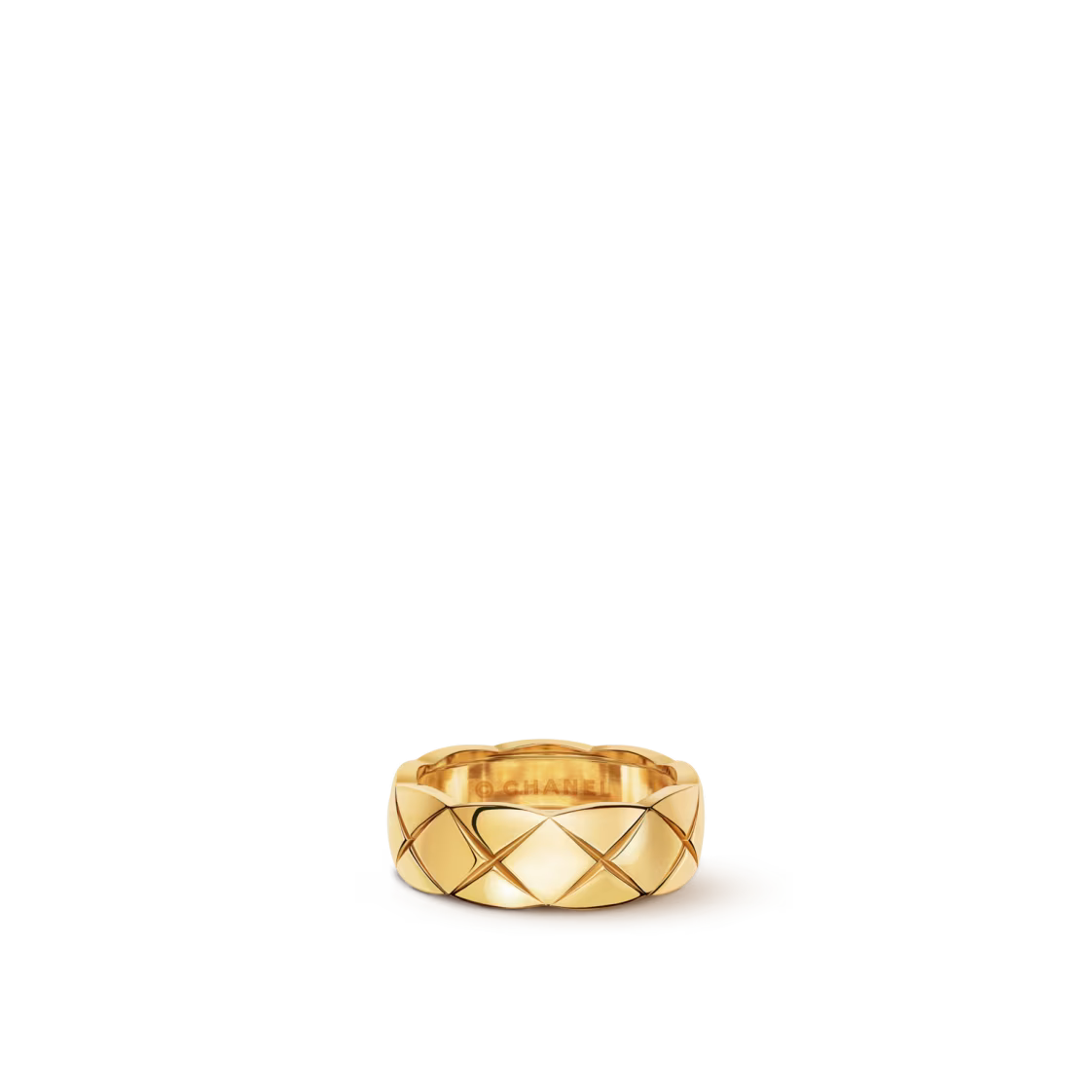 Chanel Coco Crush Ring Quilted Motif Wide – Gather