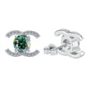Chanel Colored Moissanite Earrings