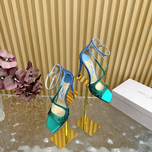 Jimmy Choo Sparkling Sandal High Heel