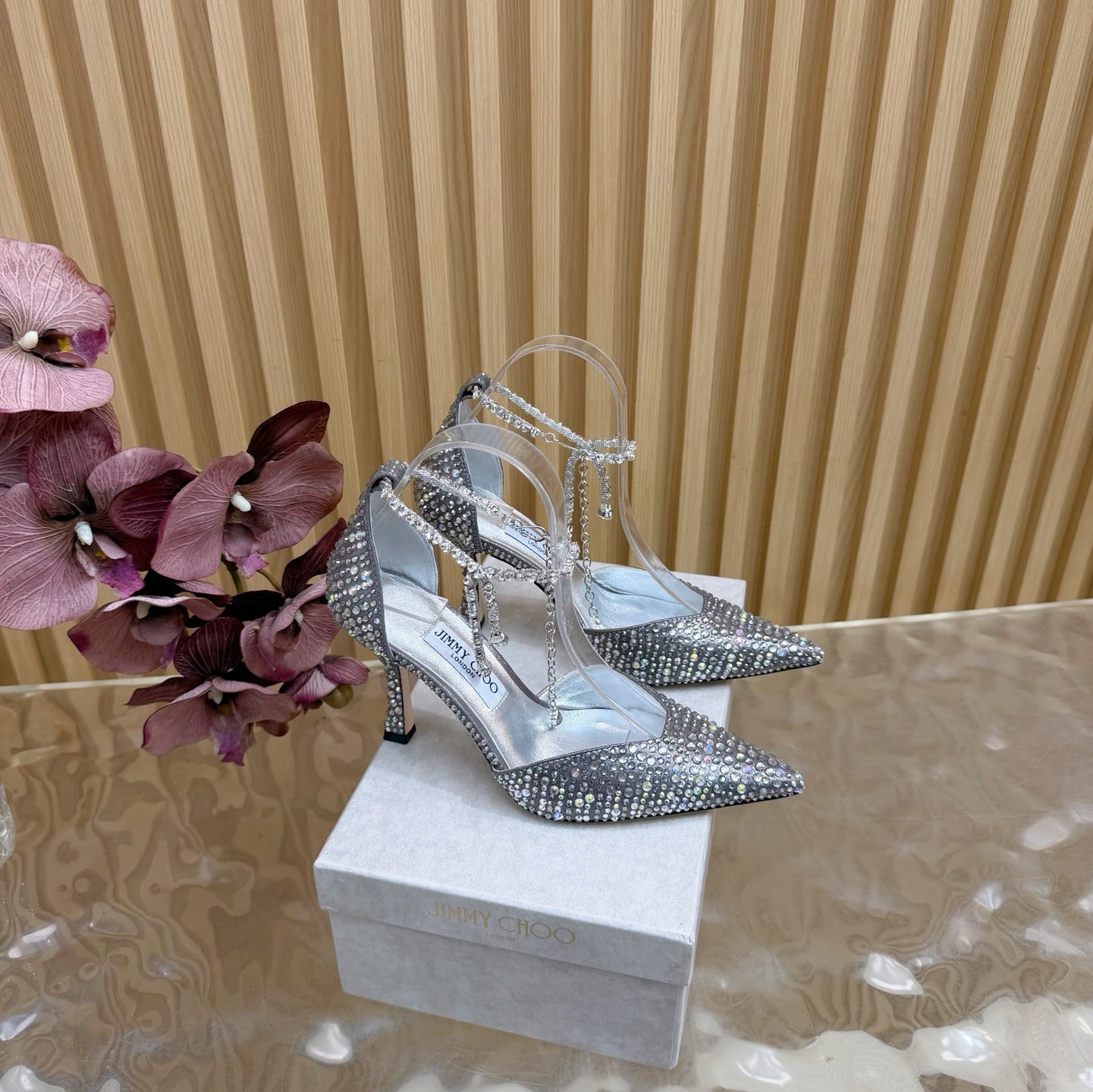 Jimmy Choo Sparkling High Heels